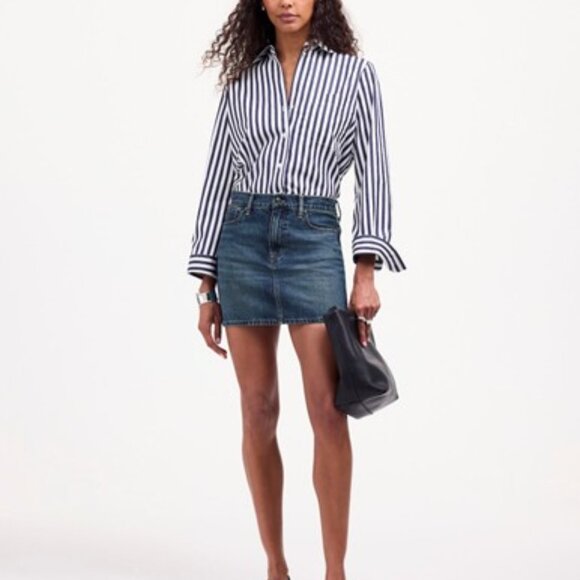 Madewell Dresses & Skirts - Madewell NWT Denim Miniskirt in Karney Wash, Size 30
